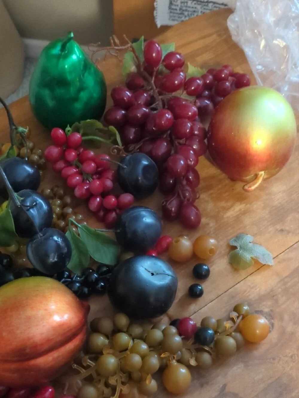 Vintage Decorative Faux Mixed Fruit - Multi-Color